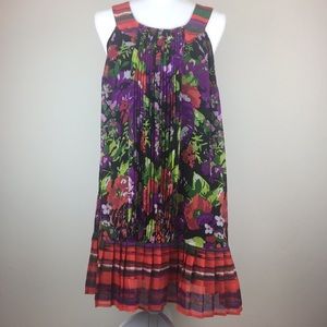 Gorgeous Lane Bryant Floral Pleated Dress